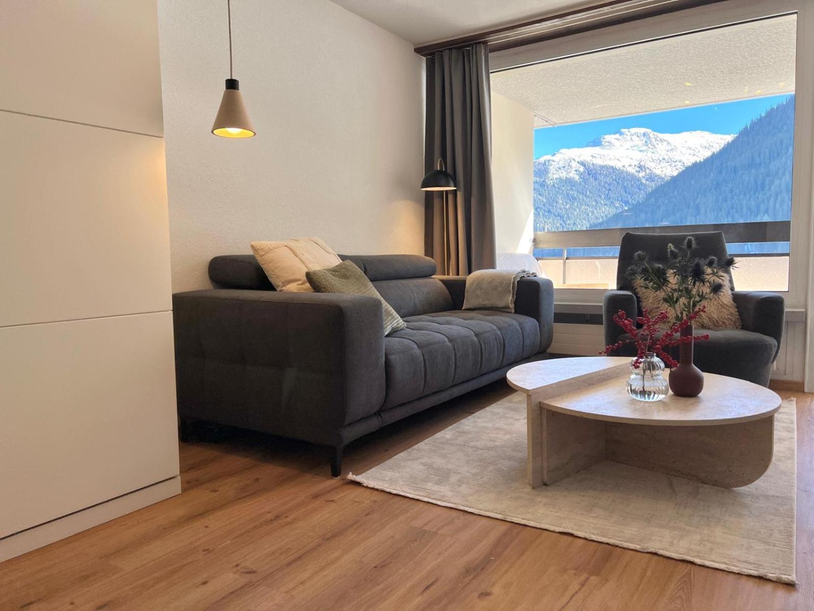 New Renovated Apartment In Center Of Davos Zewnętrze zdjęcie