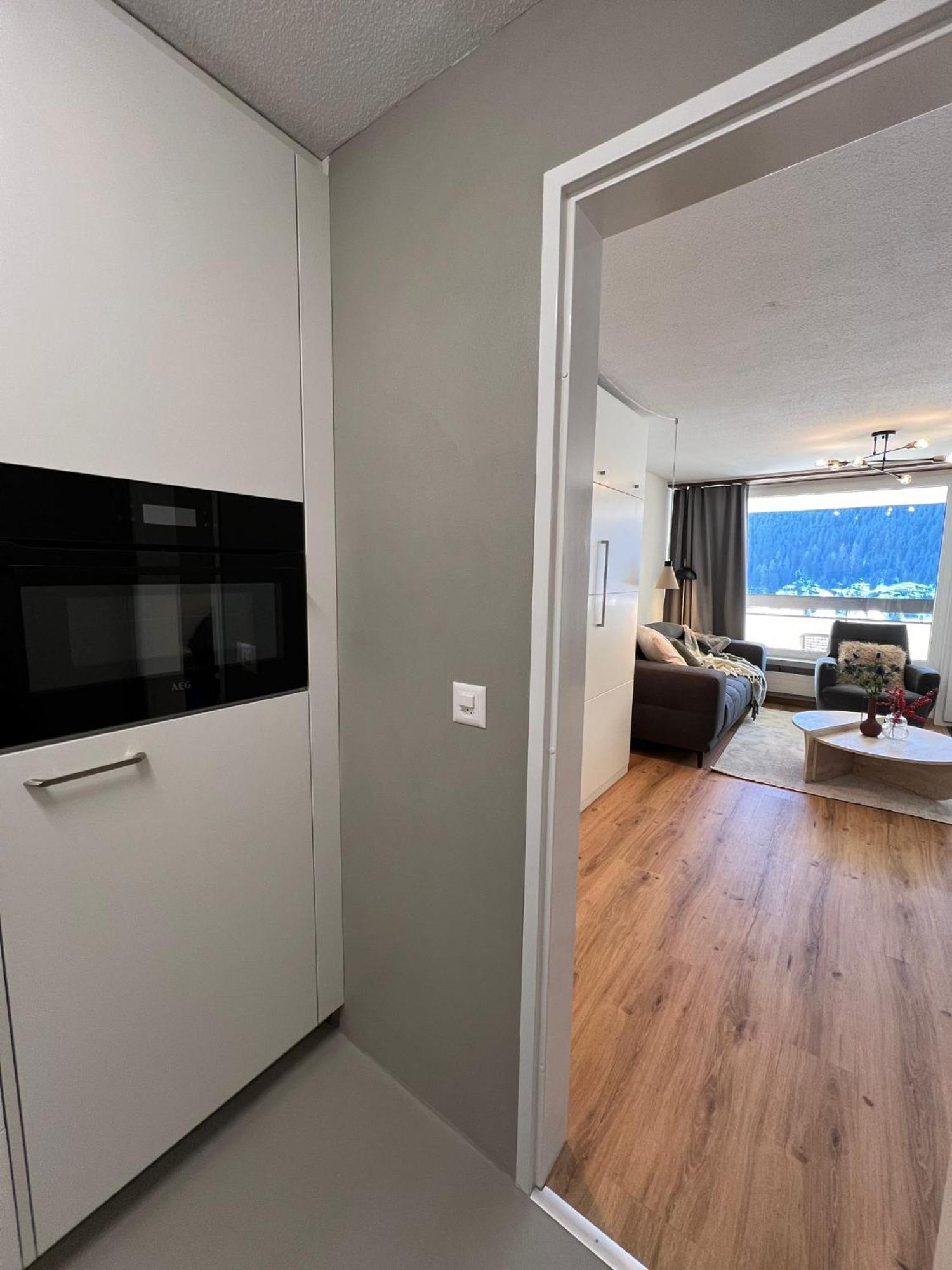 New Renovated Apartment In Center Of Davos Zewnętrze zdjęcie